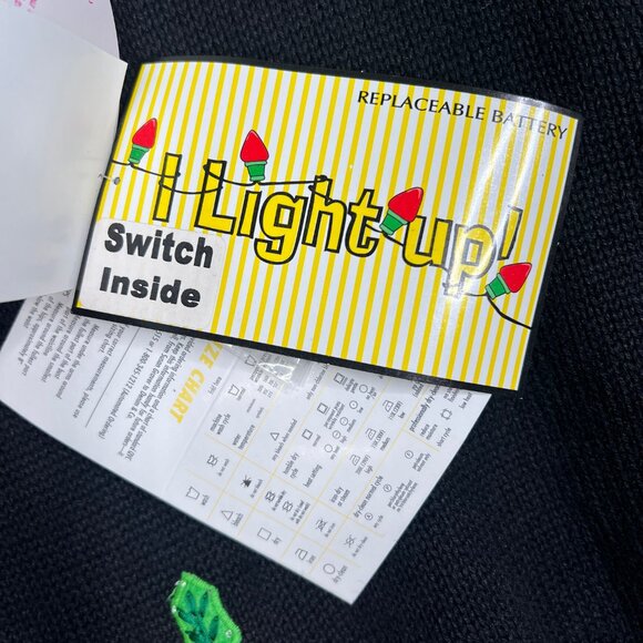 Vintage Quacker Factory Women's Sweater  1X Plus Embroidered Holiday Heart Tree - Picture 10 of 16